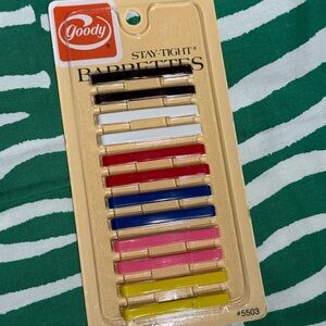 Vintage Goody Stay-Tight Barrettes Multicolor Set